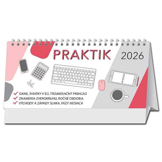 Praktik stolový stĺpcový 2026